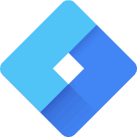 ClientInvite Mascot holding Google Tag Manager Icon