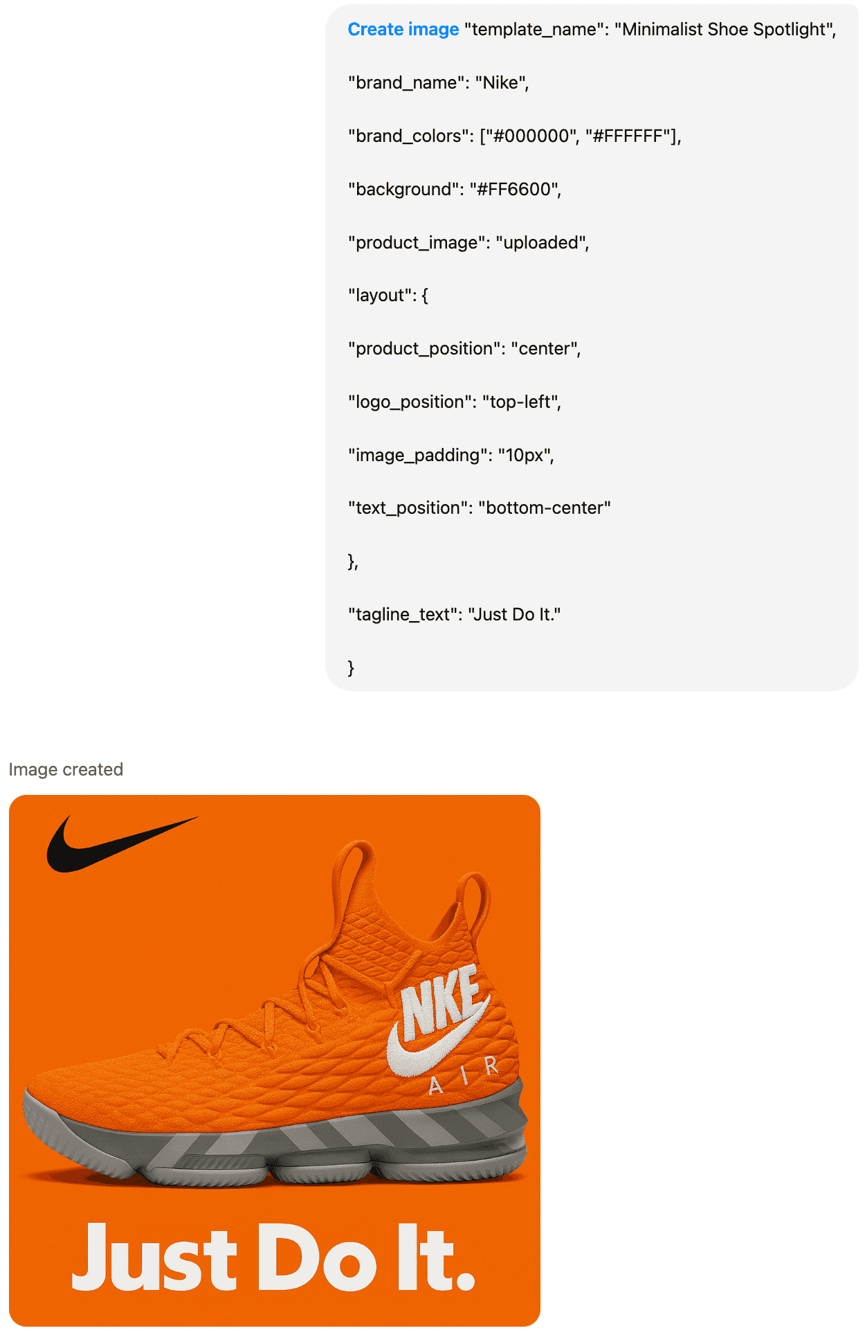ChatGPT Facebook Ad Creatives JSON Template
